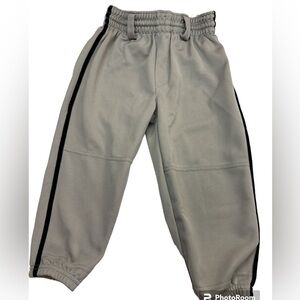 Adidas Climalite Grey Pull-on Polyester Softball Knocker Pants Child’s XS